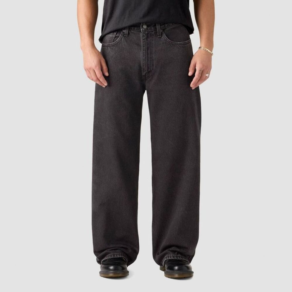 Levi's Men's Extra Loose Fit Wide Leg Jeans - Black Wash 38x30